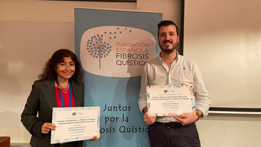 Dra Rosa Girón, Hospital Universitario de La Princesa y Dr Alejandro López Neyra, Hospital universitario Niño Jesús